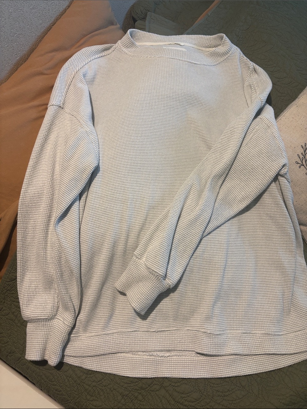 Aerie Waffle Knit Crewneck